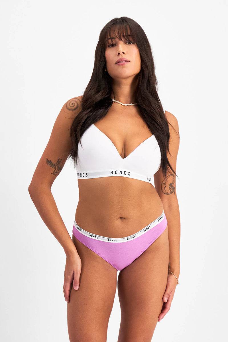 Bonds Womens Bikini 4 Pack - Lilac/Blue/Pink/Red - Outlet Shop For Kids