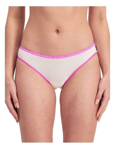 Bonds Womens Hipster Bikini 3 Pack - Red Stripe/Pink/Mascarpone - Outlet Shop For Kids