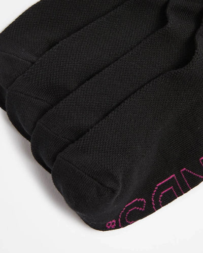 Bonds Women's Logo Light Low Cut Socks 4 Pack - Black - Outlet Shop For Kids