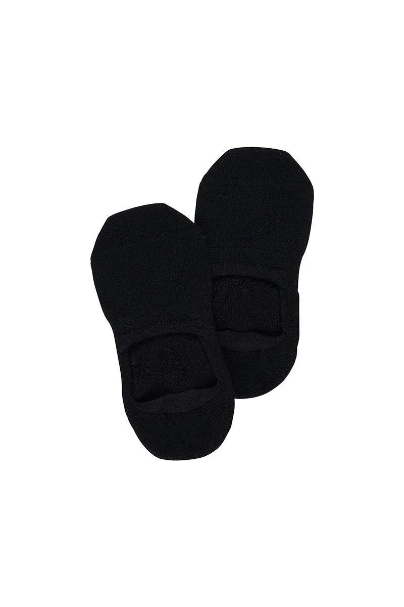 Bonds Womens Originals No Show Footlet 2 Pack - Black - Outlet Shop For Kids