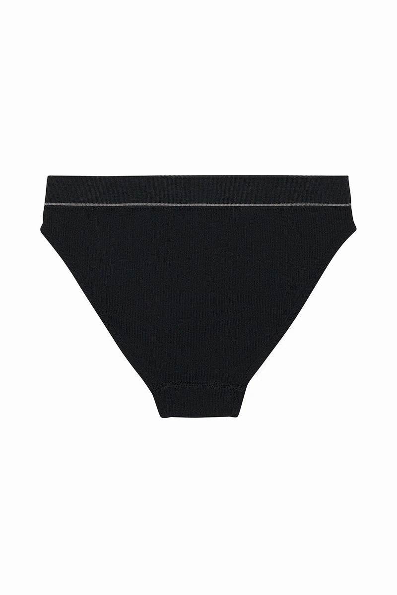 Bonds Womens Retro Rib Hi Bikini 2 Pack - Black/Black - Outlet Shop For Kids