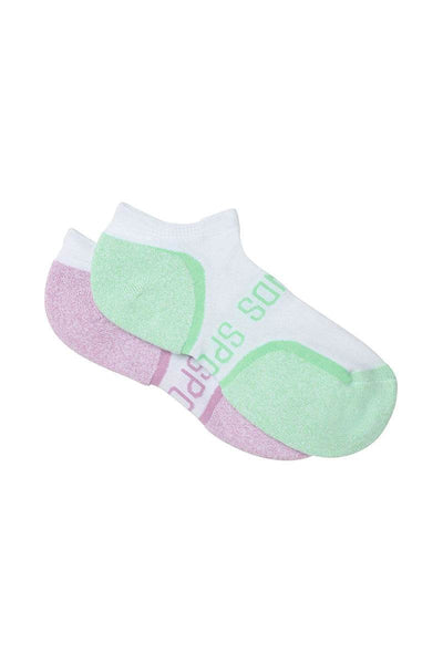 Bonds Womens Ultimate Comfort Low Cut Socks 2 Pack - White/ Avatar/ Lilac Glaze - Outlet Shop For Kids