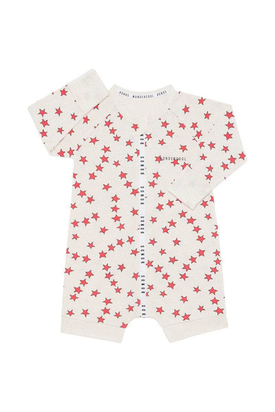 Bonds Wondercool Short Leg Eyelet Wondersuit - Oh My Stars - Outlet Shop For Kids