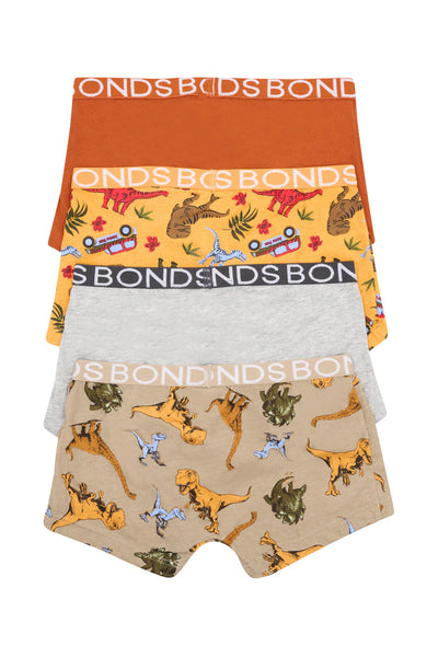Bonds X Jurassic Park Boys Trunk 4 Pack - Incoming Dino