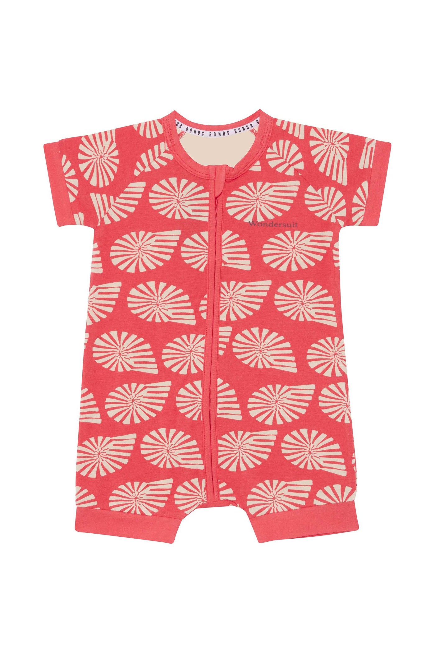 Bonds Zip Romper - Seashell Symphony Red - Outlet Shop For Kids