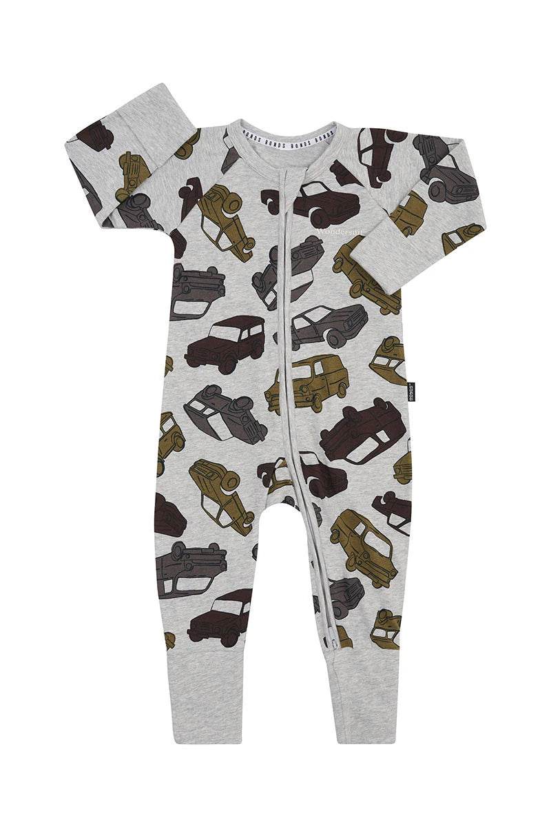 Bonds Zip Wondersuit - Camo Car - Outlet Shop For Kids