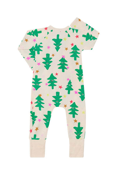 Bonds Zip Wondersuit - Twinkle Tree White - Outlet Shop For Kids