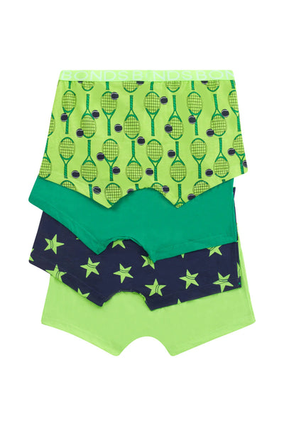 Bonds Boys Trunk 4 Pack - Racket Rascals