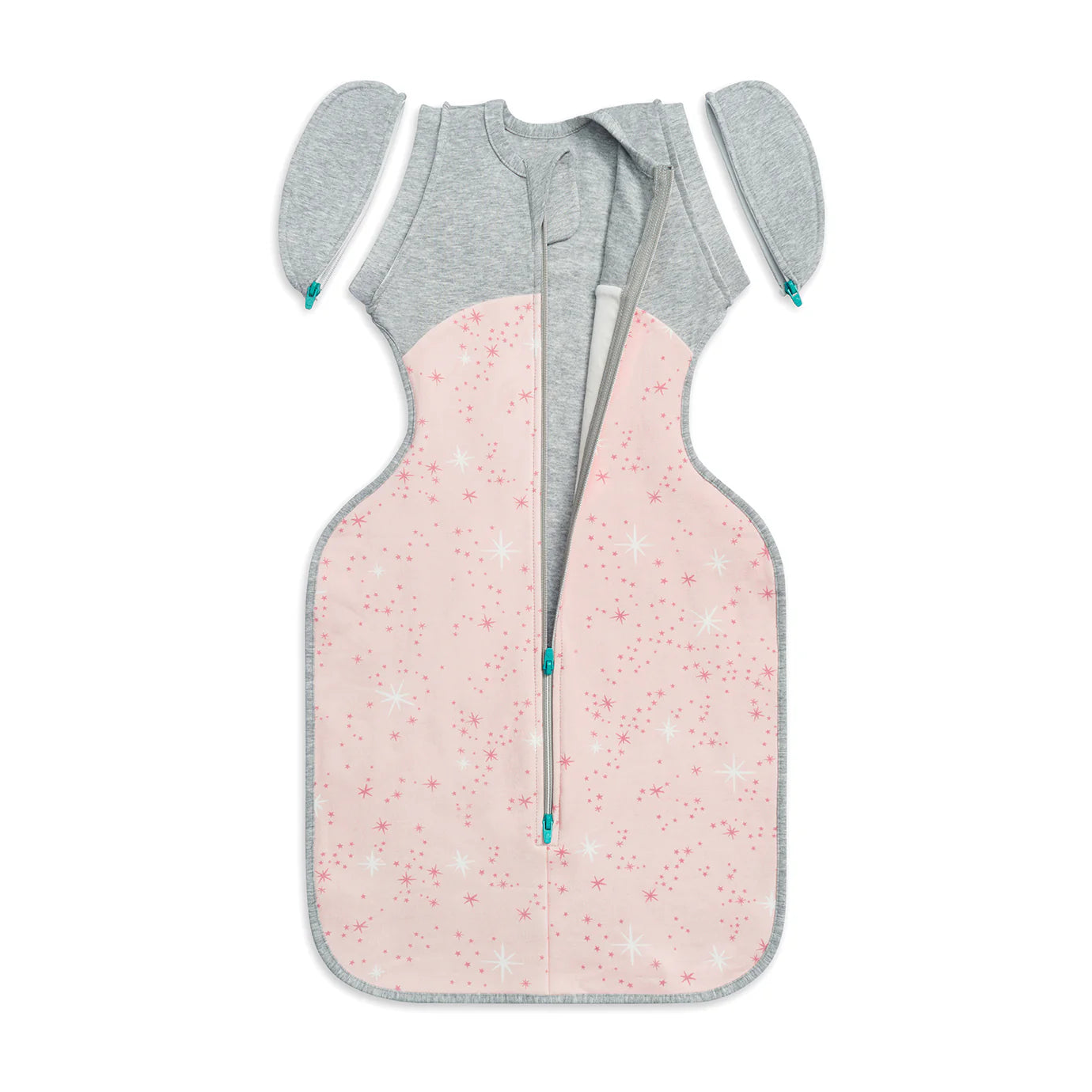 Love To Dream Swaddle Up™ Transition Bag Fleece 1.5 TOG - Rose North Star