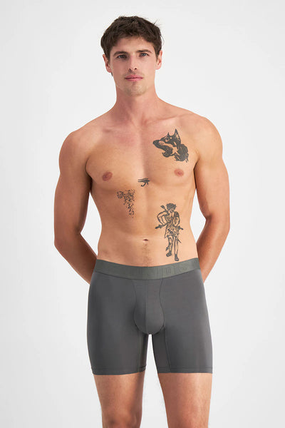 Bonds Mens Chafe Off Trunk 2 Pack - Smoky Blue/Fortress