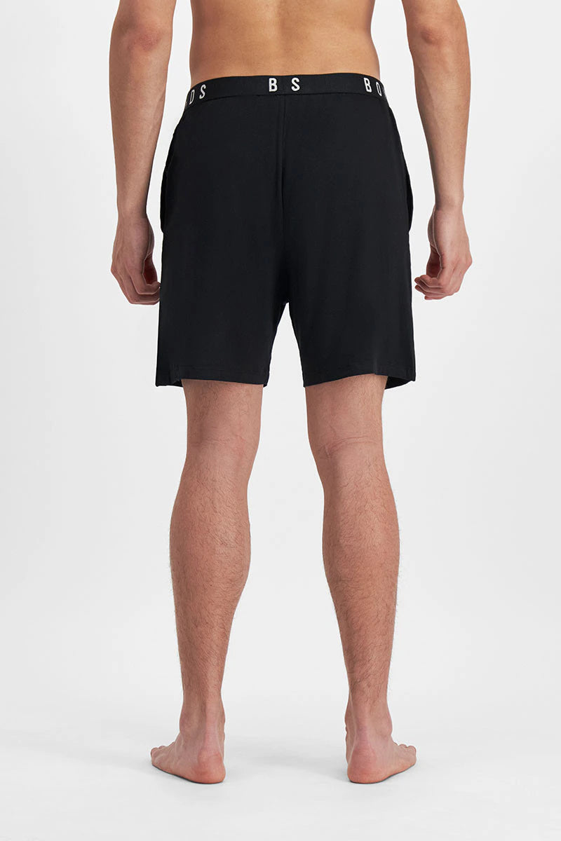 Bonds Mens Sleep Viscose Bamboo Short - Black