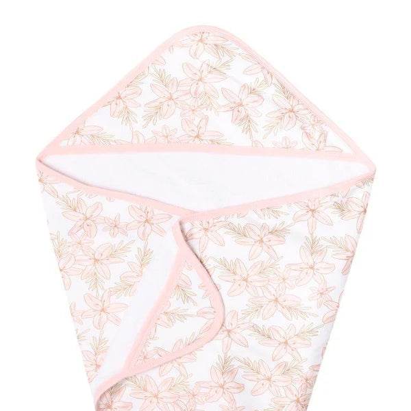Copper Pearl Hooded Towel - Kiana Light Pink Floral - Outlet Shop For Kids