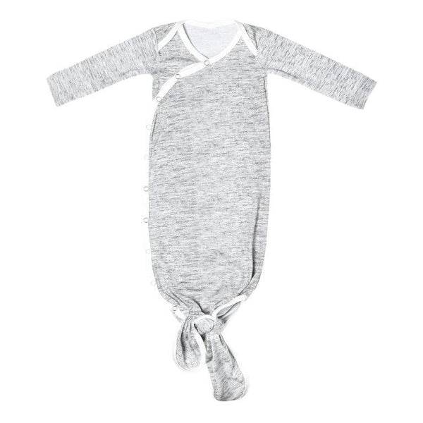 Copper Pearl Knotted Gown - Asher Grey Marle - Outlet Shop For Kids