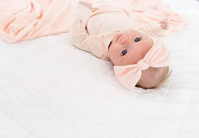 Copper Pearl Knotted Gown - Blush - Outlet Shop For Kids