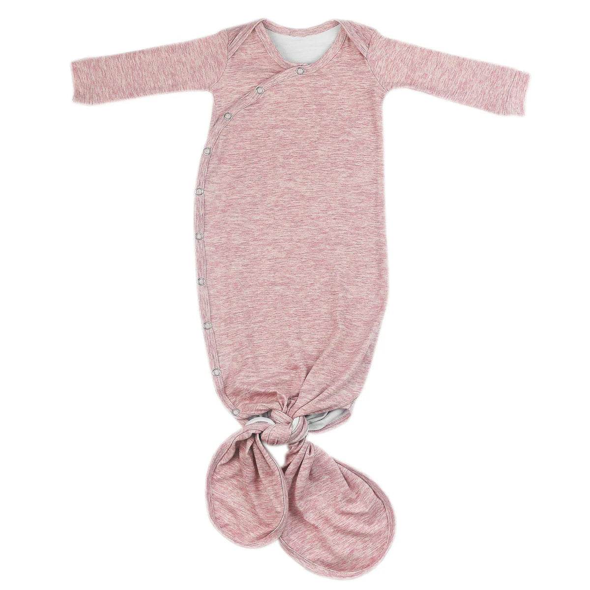 Copper Pearl Knotted Gown - Maeve Pink Marle - Outlet Shop For Kids