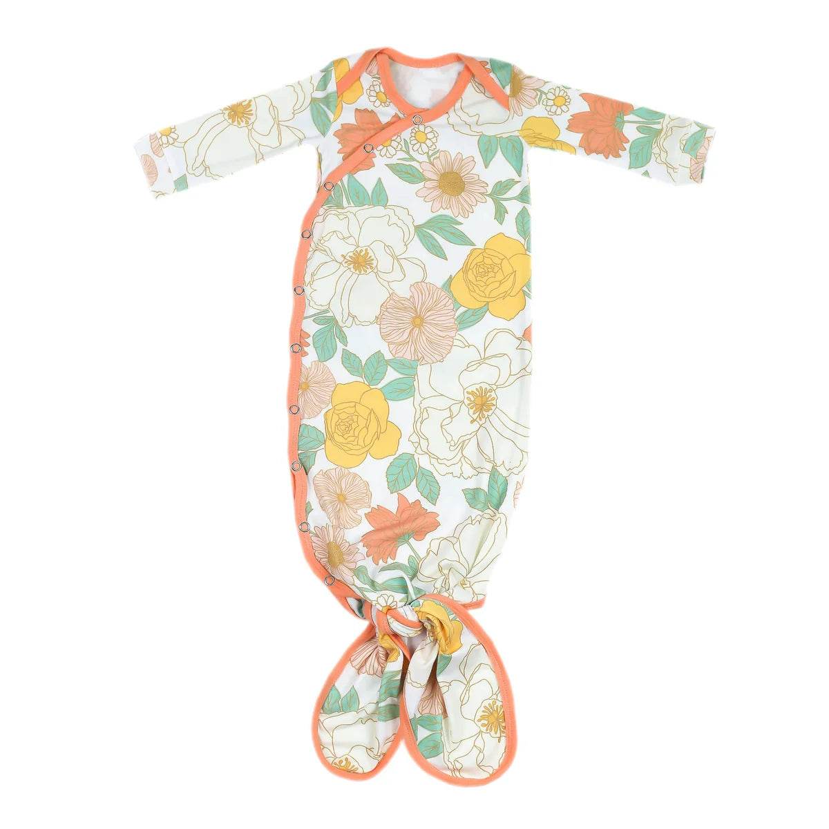 Copper Pearl Knotted Gown - Rose - Outlet Shop For Kids