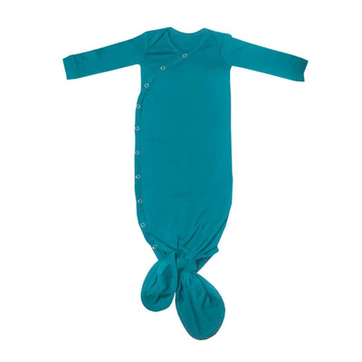Copper Pearl Knotted Gown - Steel Blue - Outlet Shop For Kids