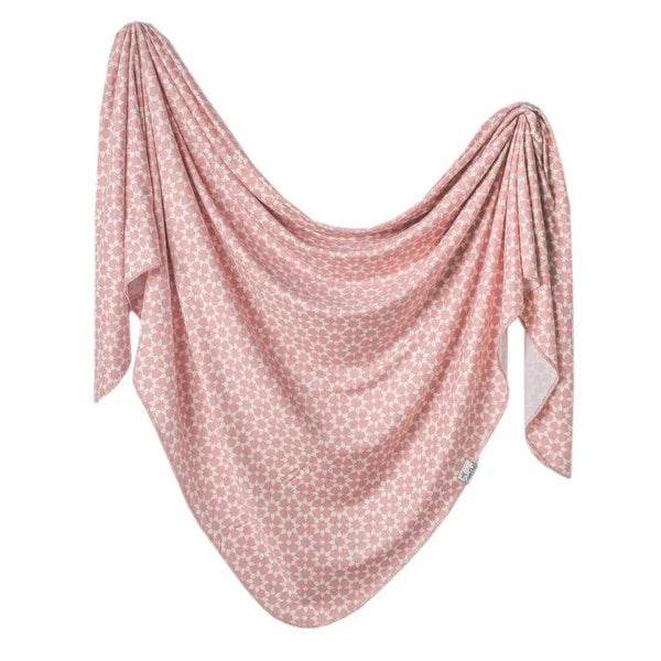 Copper Pearl Swaddle Wrap/Blanket - Star Pink - Outlet Shop For Kids