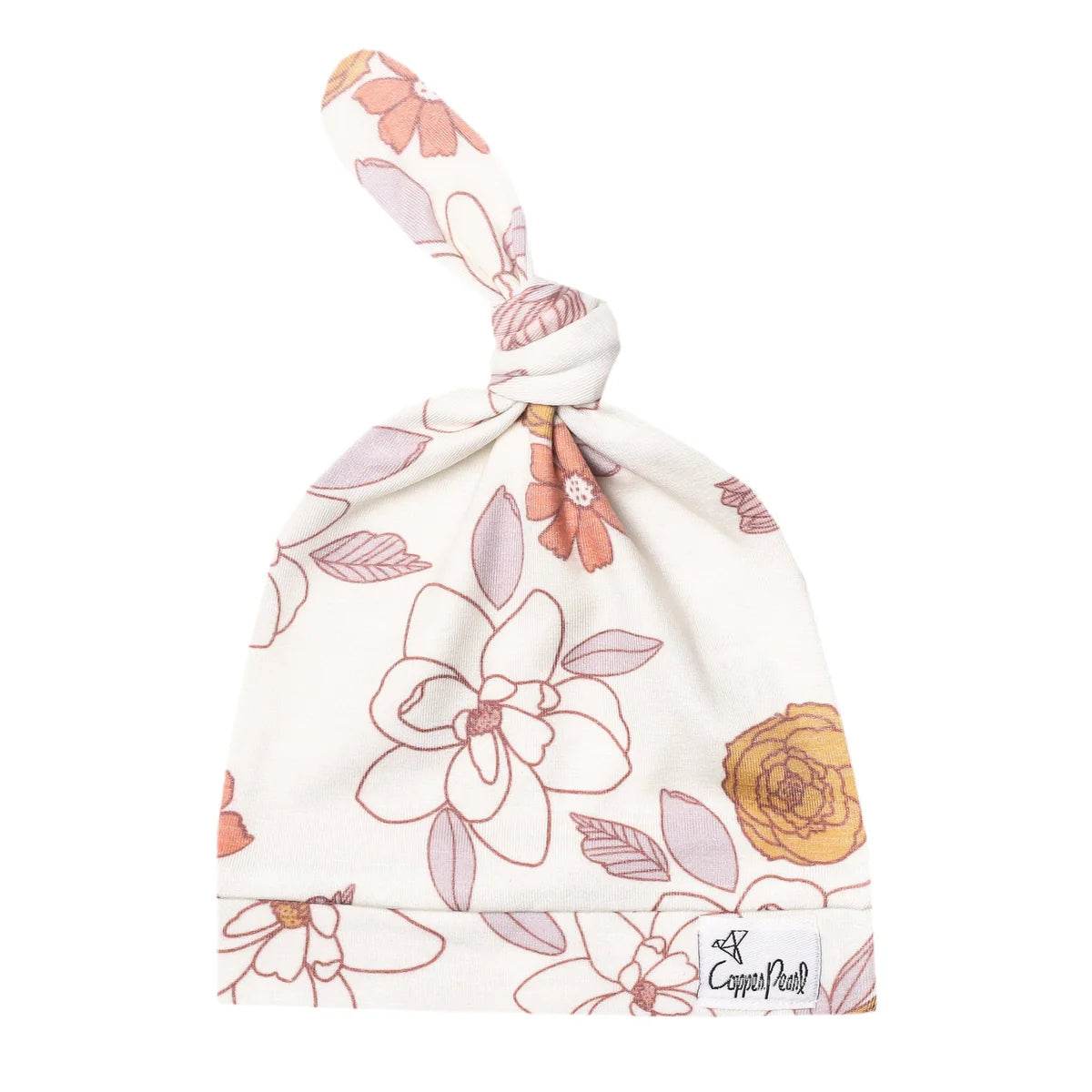 Copper Pearl Top Knot Hat - Ferra - Outlet Shop For Kids