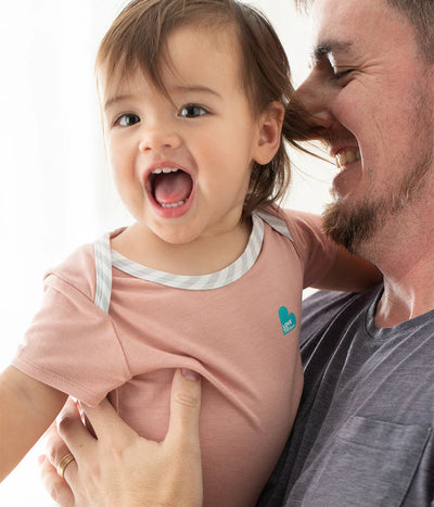 Love To Dream™ ECOVERO™ Short Sleeve Bodysuit - Rose
