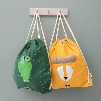 Trixie Drawstring Library/Swim Bag - Mr. Crocodile