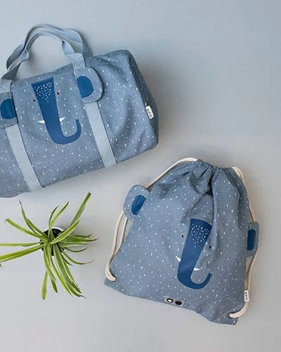 Trixie Drawstring Library/Swim Bag - Mrs. Elephant
