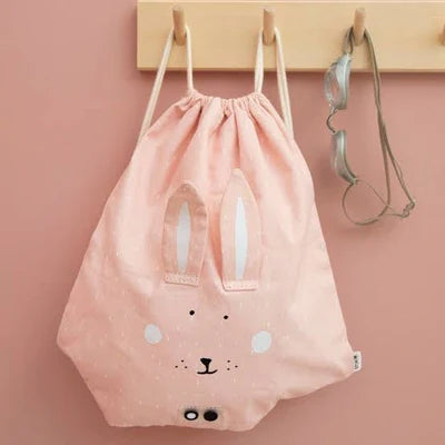 Trixie Drawstring Library/Swim Bag - Mrs. Rabbit