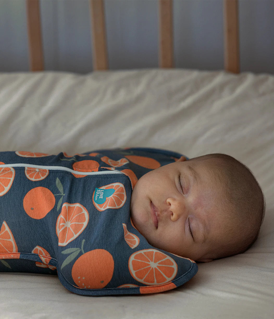 Love To Dream Swaddle Up™ Original Cotton 1.0 TOG - Denim Sweet Dreams