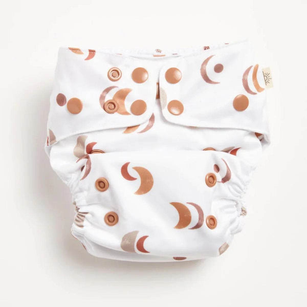 EcoNaps Cloth Nappy Desert Moon White – Outlet Shop For Kids