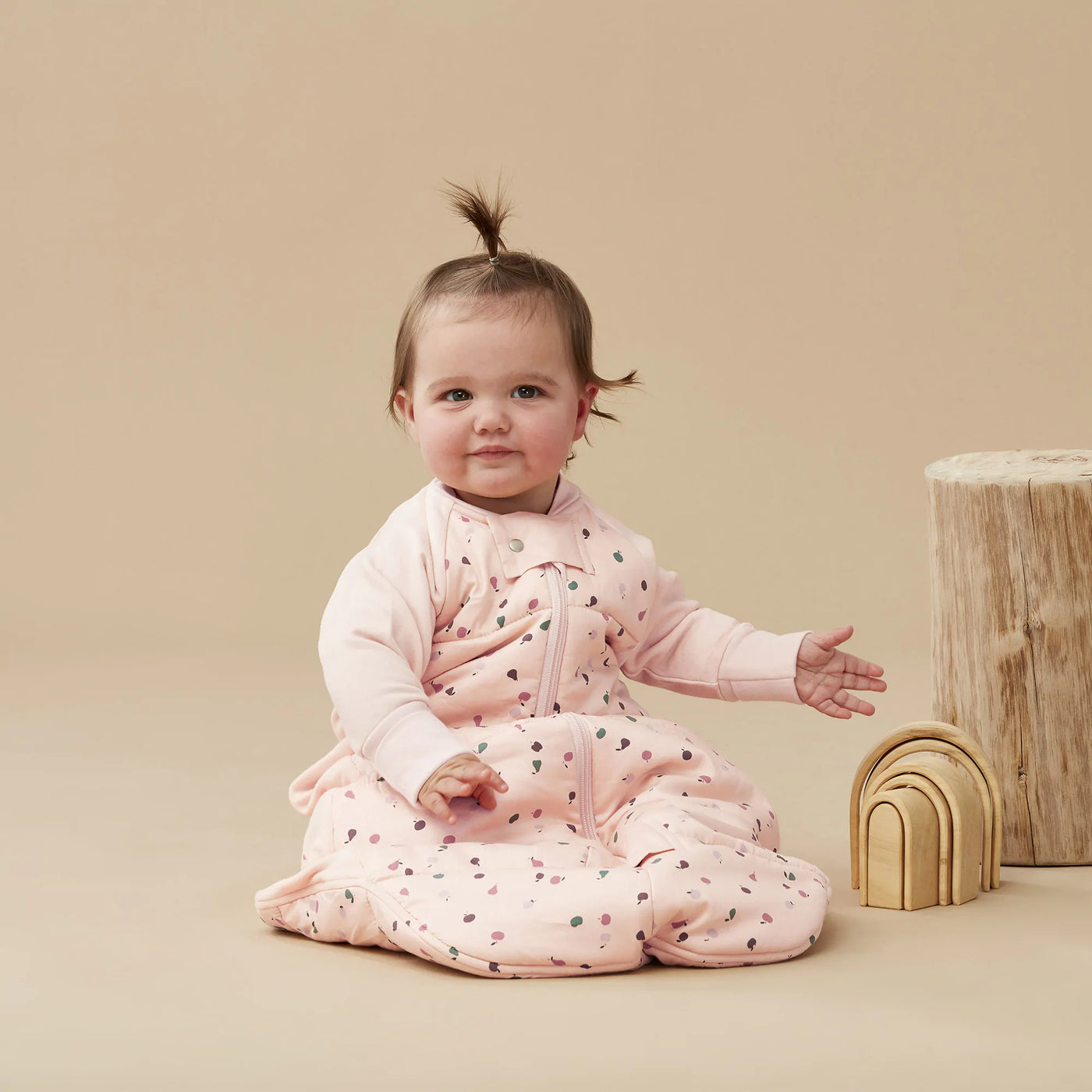 ergoPouch Australia Long Sleeve Sheeting Sleeping Bag 3.5 TOG - Cute Fruit