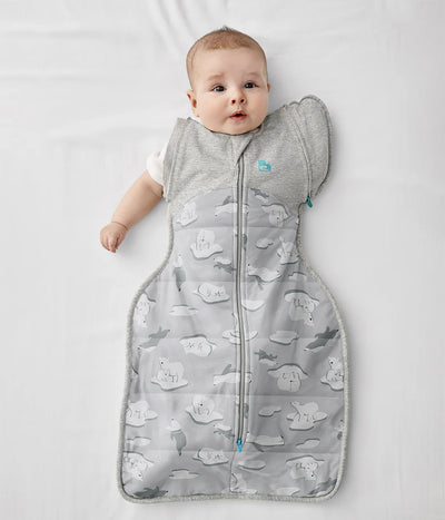 Love To Dream Swaddle Up™ Transition Bag Quilted Cotton 3.5 TOG - Grey South Pole