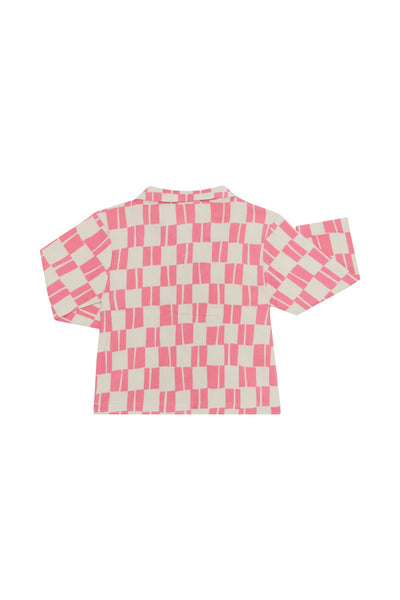 Bonds Flannelette Long Sleeve Top - Mini Cool Check