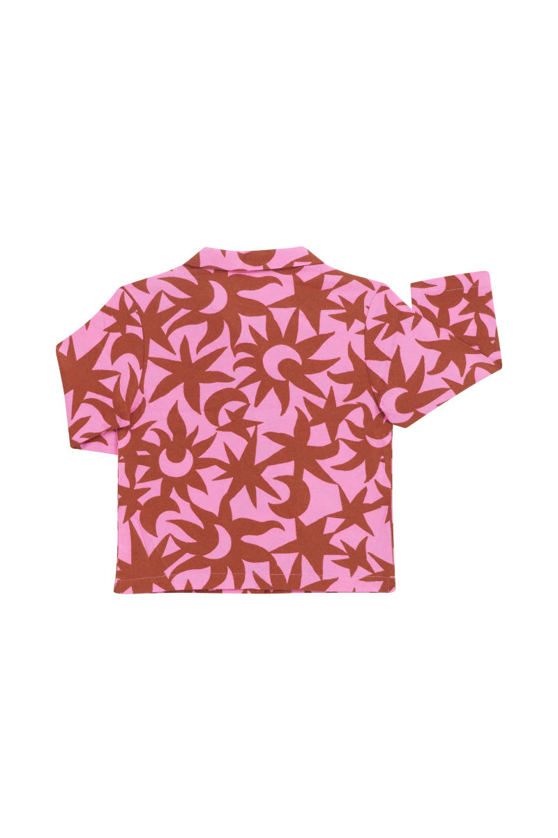 Bonds Flannelette Long Sleeve Top - Lunar Sunflower