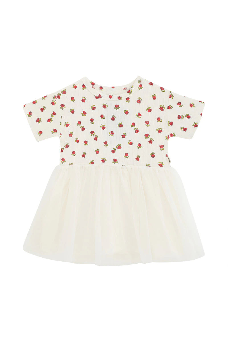 Bonds Girls Pointelle Tutu Dress - Sunshine Blooms