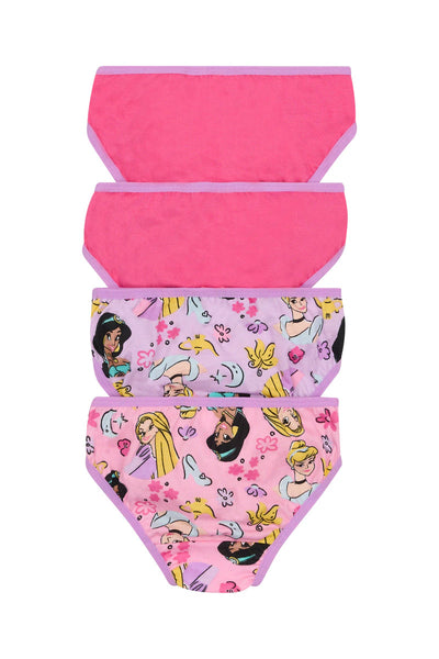 Rio Disney Princess Girls Brief 4 Pack - Princess