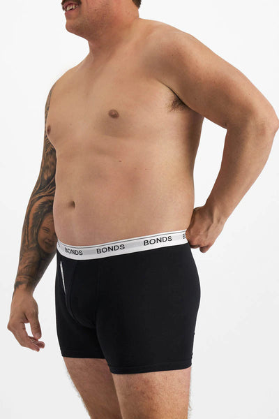 Bonds Men's Guyfront Mid Trunk - Black