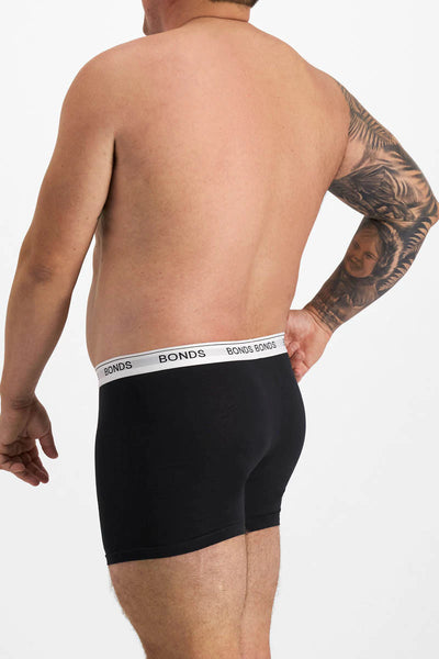Bonds Men's Guyfront Mid Trunk - Black
