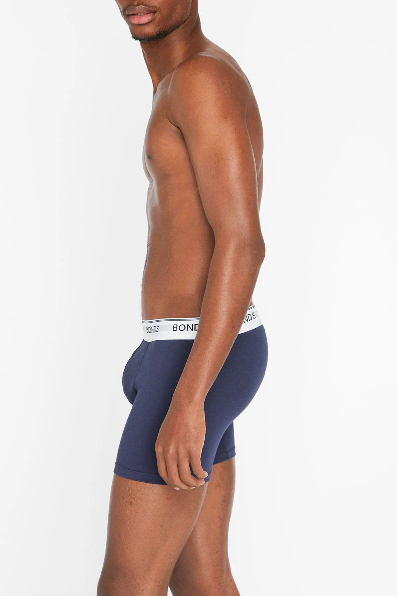 Bonds Men's Guyfront Mid Trunk - Navy