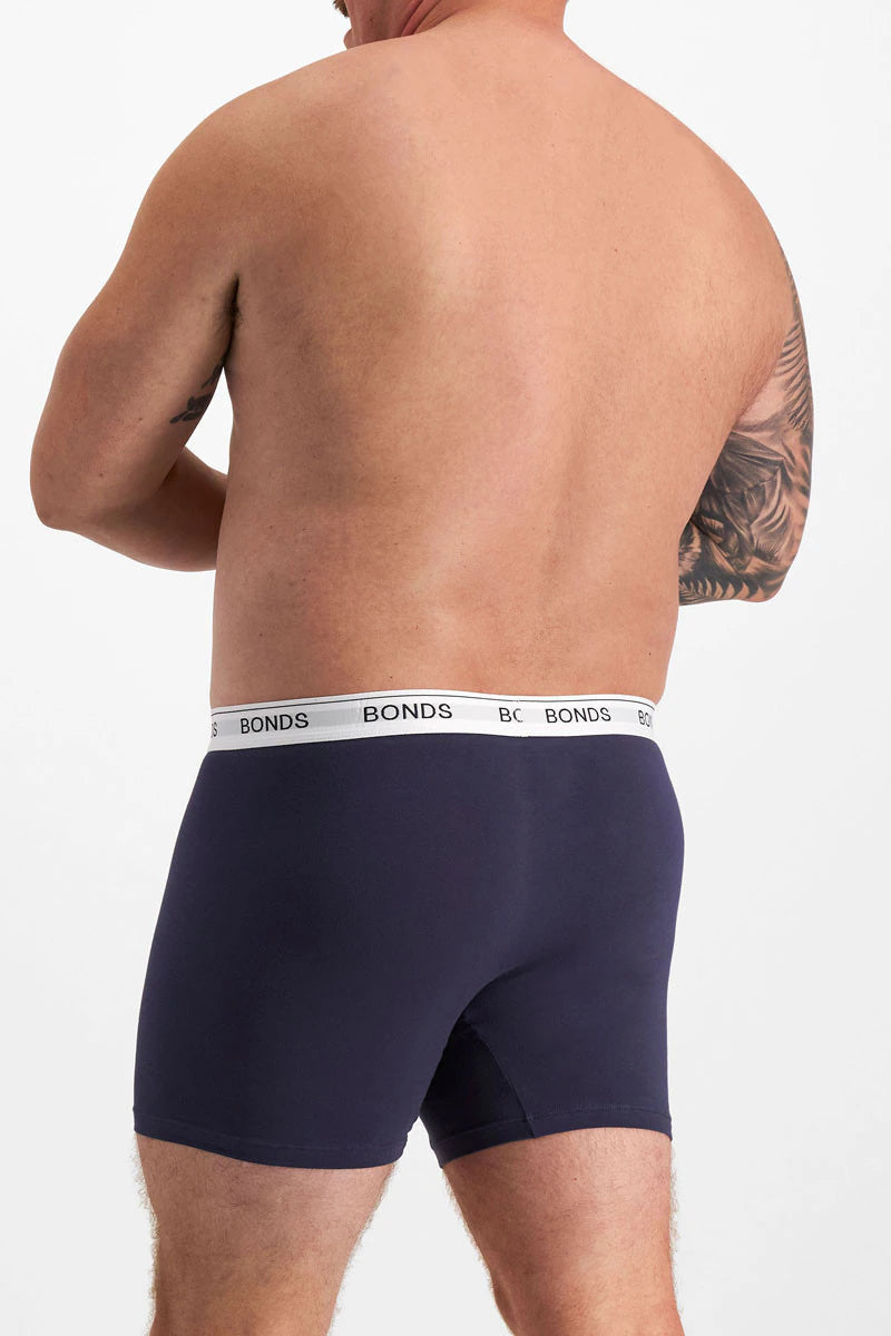 Bonds Men's Guyfront Mid Trunk - Navy