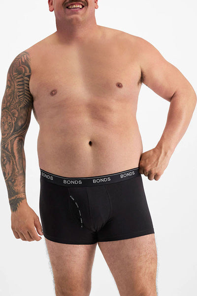 Bonds Men's Guyfront Trunk 3 Pack - Inverted Gum/Blue/Black