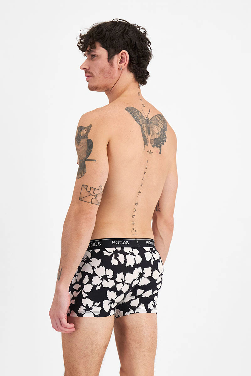 Bonds Men's Guyfront Trunk - Floral Fusion