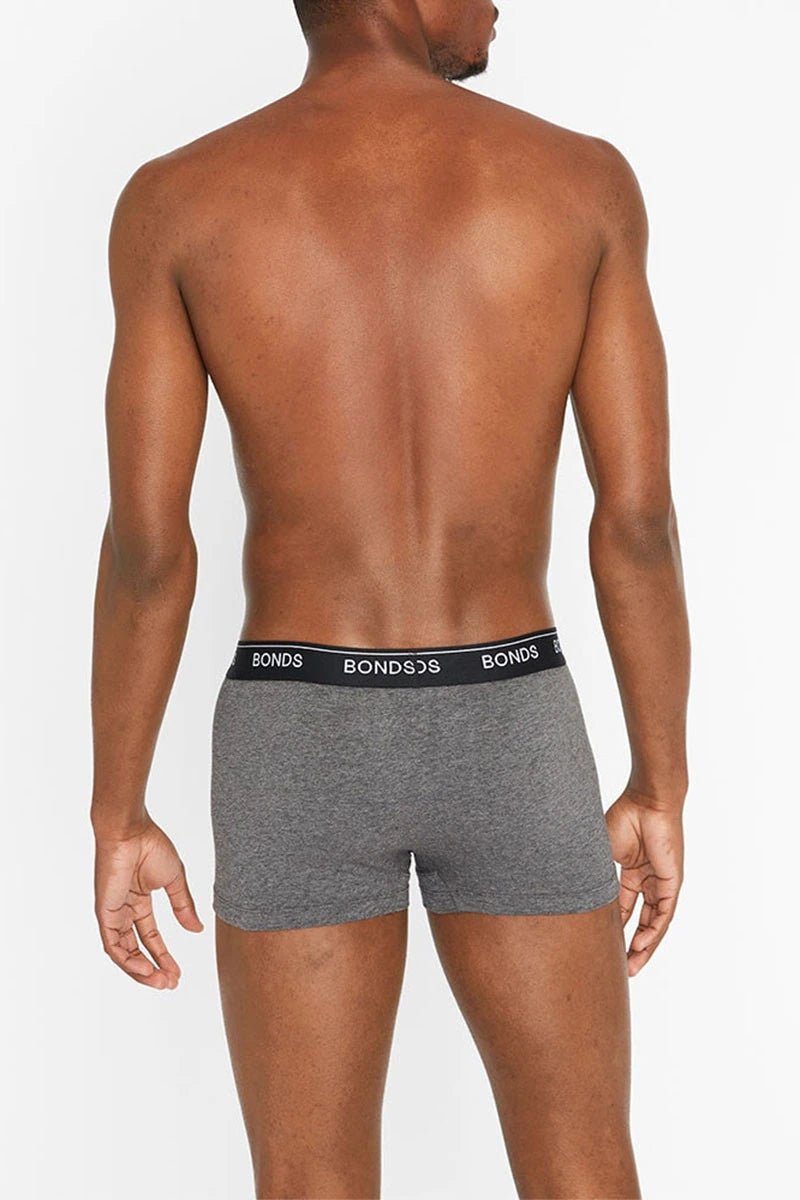 Bonds Men's Guyfront Trunk - Charcoal Marle