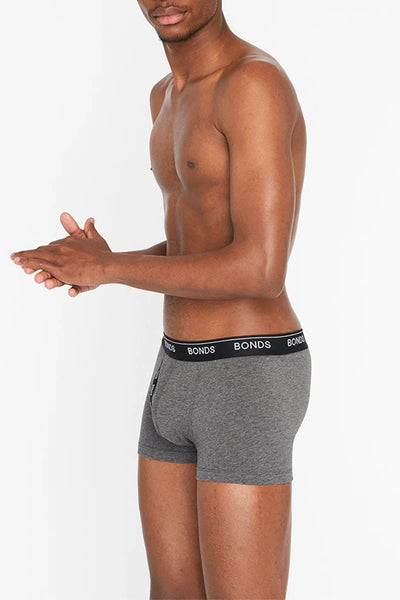Bonds Men's Guyfront Trunk - Charcoal Marle