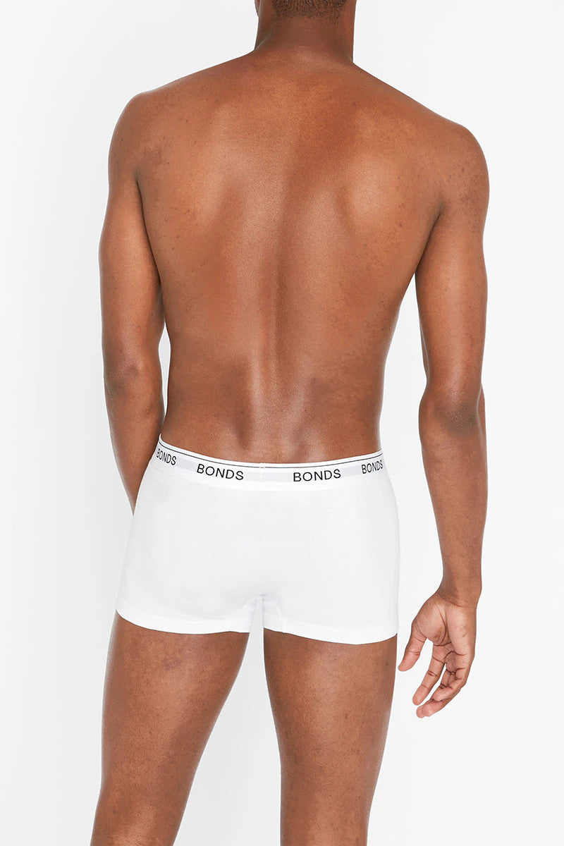 Bonds Men's Guyfront Trunk - White