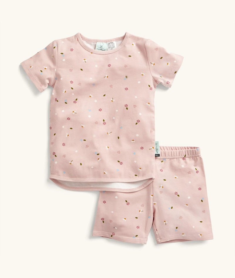 ergoPouch Australia Short Sleeve Pyjamas 0.2 TOG - Daisies