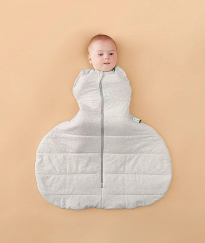 ergoPouch Australia Hip Harness Cocoon Swaddle Bag 2.5 TOG - Grey Marle
