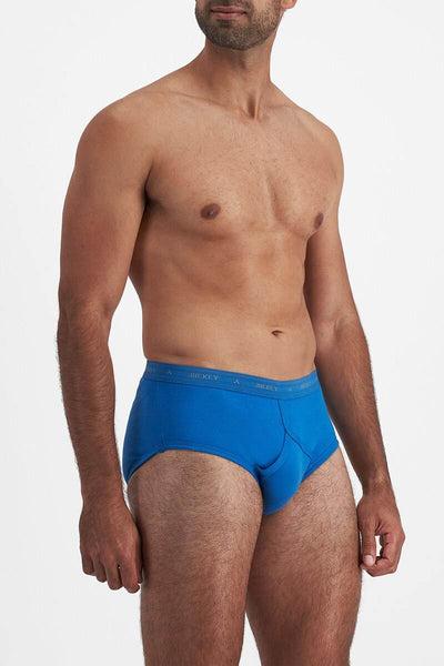 Jockey Men's Hipster Y-Front 2 Pack - Royal Blue - Outlet Shop For Kids
