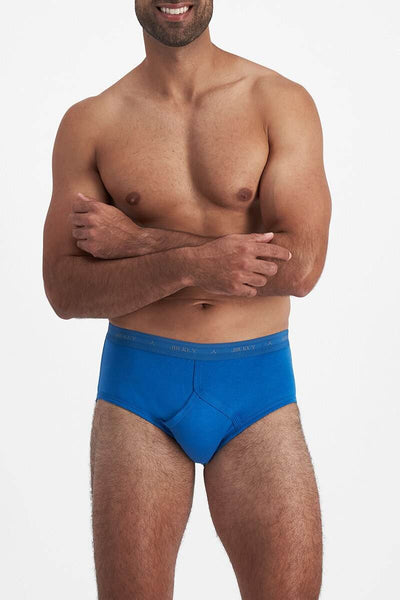 Jockey Men's Hipster Y-Front 2 Pack - Royal Blue - Outlet Shop For Kids
