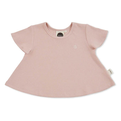 Kapow Kids Blossom Rib Flutter T-Shirt - Outlet Shop For Kids