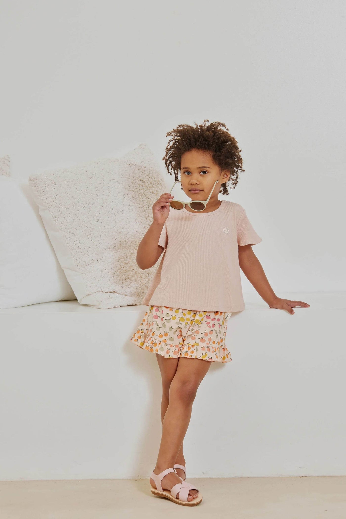 Kapow Kids Citrus Frill Shorts - Outlet Shop For Kids